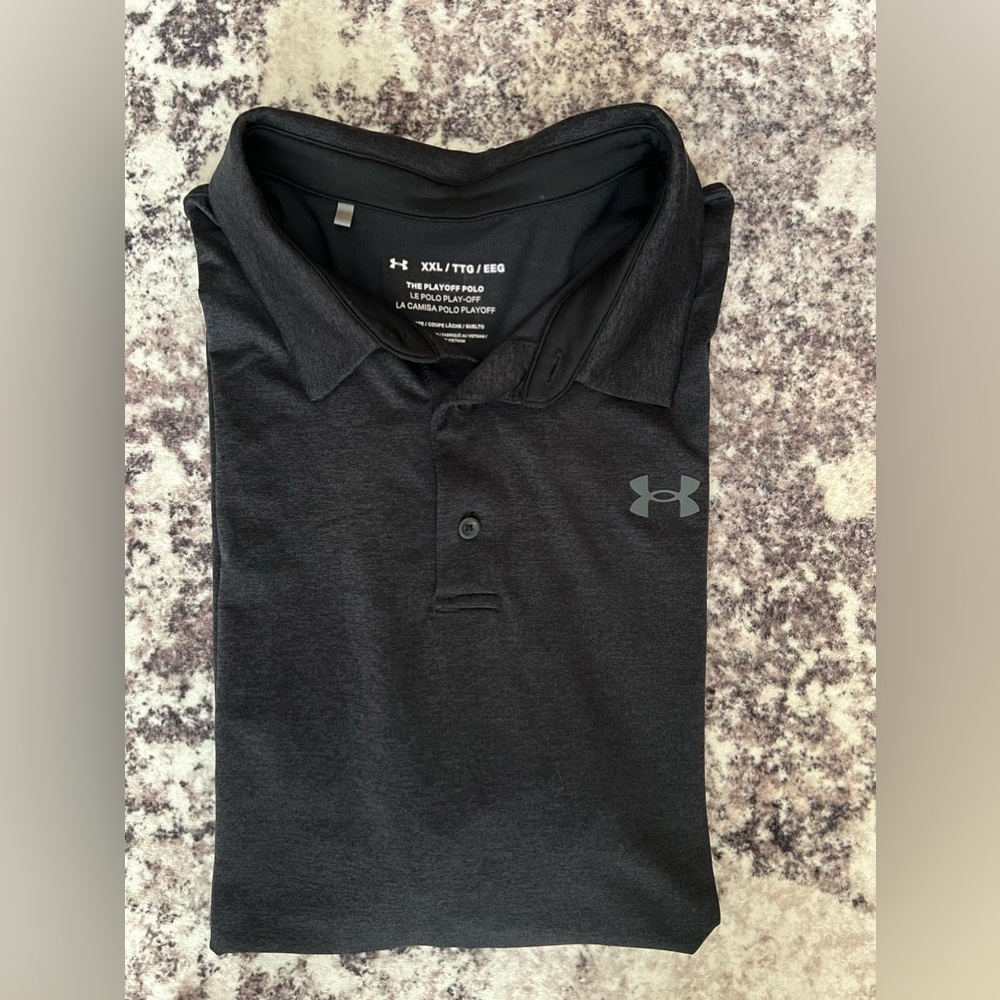 Under Armour “The Playoff Polo” size XXL.
